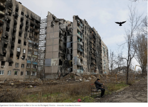 Ukraine 1 Year Old War Zone