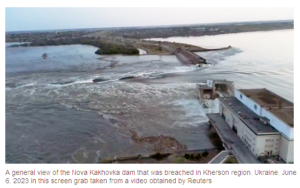Ukraine Dam Attacked