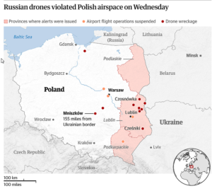 Russian Drone Attack On Poland